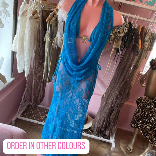 Lace Luna top / Mermaid long maxi Skirt 🧵 MADE TO ORDER 🪡