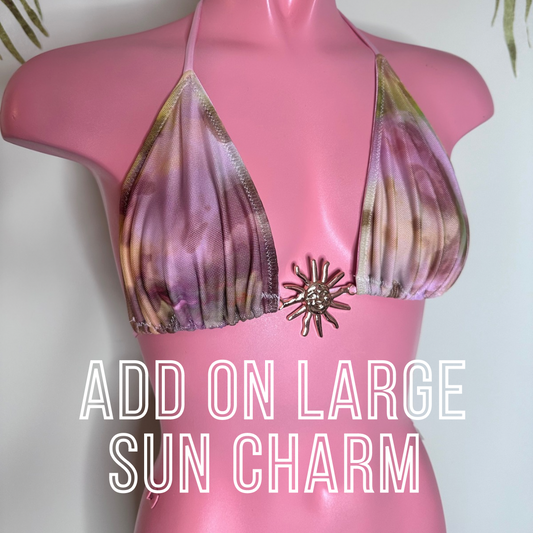 Add on Large Gold Sun Charm to String Bikini 🌞