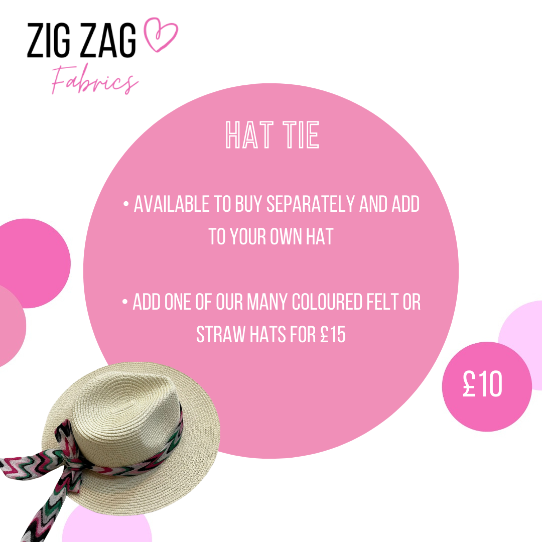 Zigzag - Headwear 👙 MADE TO ORDER